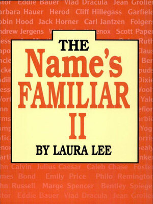 cover image of The Name's Familiar II